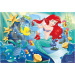 Ariel a kis hableány 2 az 1-ben 250db-os puzzle és színező 50x35cm - Lisciani
