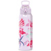 Ars Una: 3D Beach Flowers lila duplafalú fémkulacs 700ml