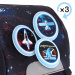 Ars Una: Space explorer easy-pack iskolatáska, hátizsák 27x38x18cm
