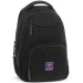 Ars Una: Girl's Black-Violet Cordura iskolatáska hátizsák AU-6 34x45x26cm