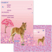 Ars Una: Cute Animals Horse lovas 10db-os meghívó szett borítékkal
