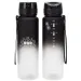 Ars Una: Fekete-fehér BPA-mentes motivációs kulacs 1000ml