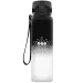 Ars Una: Fekete-fehér BPA-mentes motivációs kulacs 1000ml