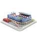 Atletico Madrid Vicente Calderon Stadion 3D puzzle 156db-os