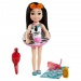Barbie &amp; Chelsea: Az elveszett születésnap Chelsea baba zebrás úszógumival - Mattel