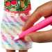 Barbie baba színezhető epres Crayola ruhával - Mattel