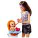 Barbie Skipper bébiszitter baba etetővel és kisággyal játékszett - Mattel