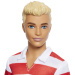 Barbie: Fashionista stílusos Ken baba csíkos pulcsiban - Mattel