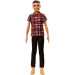Barbie: Fashionistas Ken fiú baba kockás ingben - Mattel