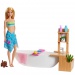 Barbie Habfürdő játékszett babával - Mattel