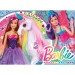 Barbie mágikus világa 4x48db-os maxi padló puzzle 35x25cm - Lisciani