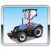 Bburago New Holland fém traktor modell 1/32