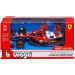 Bburago: Ferrari SF-25 F1 versenyautó fém autómodell 1/43 (Charles Leclerc #16)