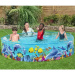 Bestway: Fill 'N Fun™ Odyssey tenger mintás merevfalú pancsoló medence Ø 244 x 46 cm