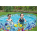 Bestway: Fill 'N Fun™ Odyssey tenger mintás merevfalú pancsoló medence Ø 244 x 46 cm