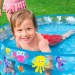 Bestway: Fill 'N Fun Sparkling Sea tengeri állatos merevfalú pancsolómedence, Ø 122 x 25 cm