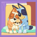 Bluey 3 az 1-ben 20-36-50db-os puzzle - Trefl