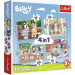 Bluey világa 4 az 1-ben 12-15-20-24db-os puzzle - Trefl