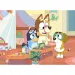 Bluey és barátai 2 az 1-ben 4x48db-os maxi padló puzzle és színező 35x25cm - Lisciani