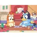 Bluey és barátai 2 az 1-ben 4x48db-os maxi padló puzzle és színező 35x25cm - Lisciani