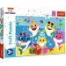 Boldog Baby Shark család 24db-os Maxi puzzle - Trefl