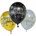 Szülinapi lufi "Happy Birthday" felirattal 6db-os szett