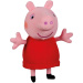 Beszélő Peppa malac plüssfigura piros ruhában 20cm