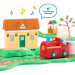 Peppa malac Whizz-Around Nyuszi Rebeka piros vonattal játékszett