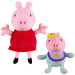 Peppa malac és Evie 2db-os plüssfigura szett