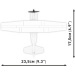 COBI: Cessna 172 Skyhawk fehér építőjáték (26620)