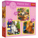 Cicás örömteli pillanatok 3 az 1-ben 50, 36 és 20 db-os puzzle - Trefl