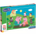 Peppa malac Vidám pocsolyaugrálás 104 db-os maxi puzzle – Clementoni