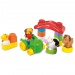 Clemmy Mókás farm puha építőkocka készlet 17db-os - Clementoni