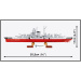 COBI: WW II Battleship Bismarck építőjáték (4854)