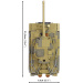 COBI: Panzer VI Tiger no131 építőjáték (2588)