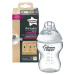 Tommee Tippee: Closer To Nature átlátszó cumisüveg 260ml (0 hó+)