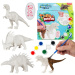 Dino Paint Set: Festhető dinoszaurusz figura festékekkel és ecsettel 9db-os szett