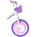 Unicorn Academy 16” gyerek bicikli kosárral és babaüléssel lila-fehér színben – Dino Bikes kerékpár