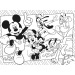 Mickey egér és barátai 2 az 1-ben 60db-os Eco puzzle és színező 70x50cm - Lisciani