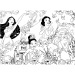 Disney hercegnők 2 az 1-ben 24db-os puzzle és színező 35x25cm - Lisciani