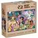 Disney hercegnők és állataik 2 az 1-ben 24db-os Eco mini puzzle és színező 35x25cm - Lisciani