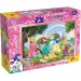Disney Hercegnők 2 az 1-ben maxi 24db-os puzzle és színező 70x50cm - Lisciani