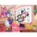 Minnie egér és Daisy kacsa kalandjai 2 az 1-ben 24db-os Eco maxi puzzle és színező 70x50cm - Lisciani