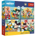 Disney Mickey egér és barátai – 4 x 88 db-os Premium Plus Kids puzzle – Trefl