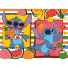 Lilo és Stitch gyümölcsös kaland 2 az 1-ben 48db-os Eco mini puzzle és színező 35x25cm - Lisciani