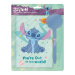 Luna: Disney Stitch Titkos napló lakattal és pom-pomos tollal 12x18cm 60 lapos