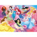 Disney Hercegnők 2 az 1-ben 2x24db-os maxi puzzle és színező - Lisciani