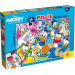 Disney Donald kacsa 2 az 1-ben 24db-os puzzle és színező 50x35cm - Lisciani