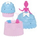 Disney Hercegnők: Mini cupcake meglepetés baba 1db - Mattel