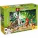 A Dzungel könyve 2 az 1-ben 35db-os maxi puzzle és színező 70x50cm - Lisciani